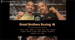 Desktop Screenshot of grantbrothersboxing.com