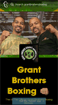 Mobile Screenshot of grantbrothersboxing.com